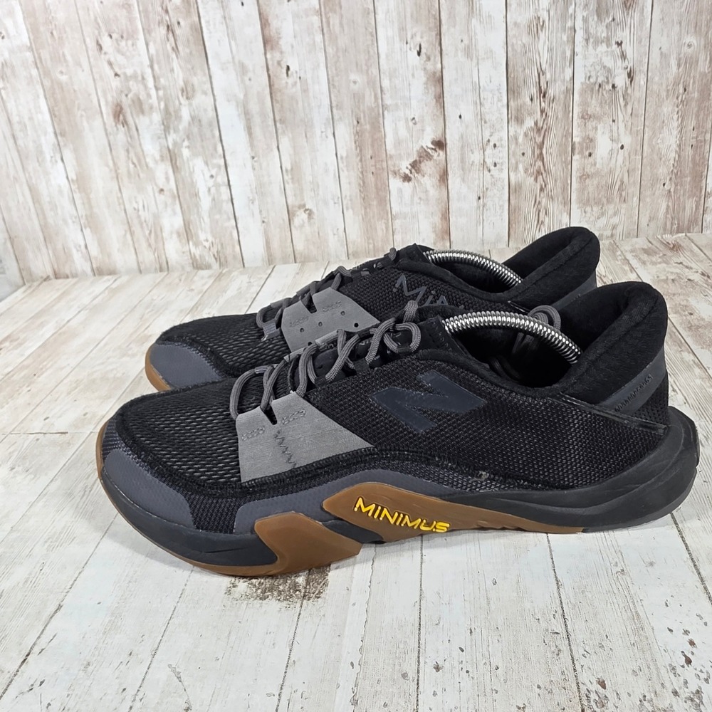 New Balance Minimus TR v2 Mens 12 Black Grey Gum Training Shoes MXMTRLK2 - Picture 4 of 8